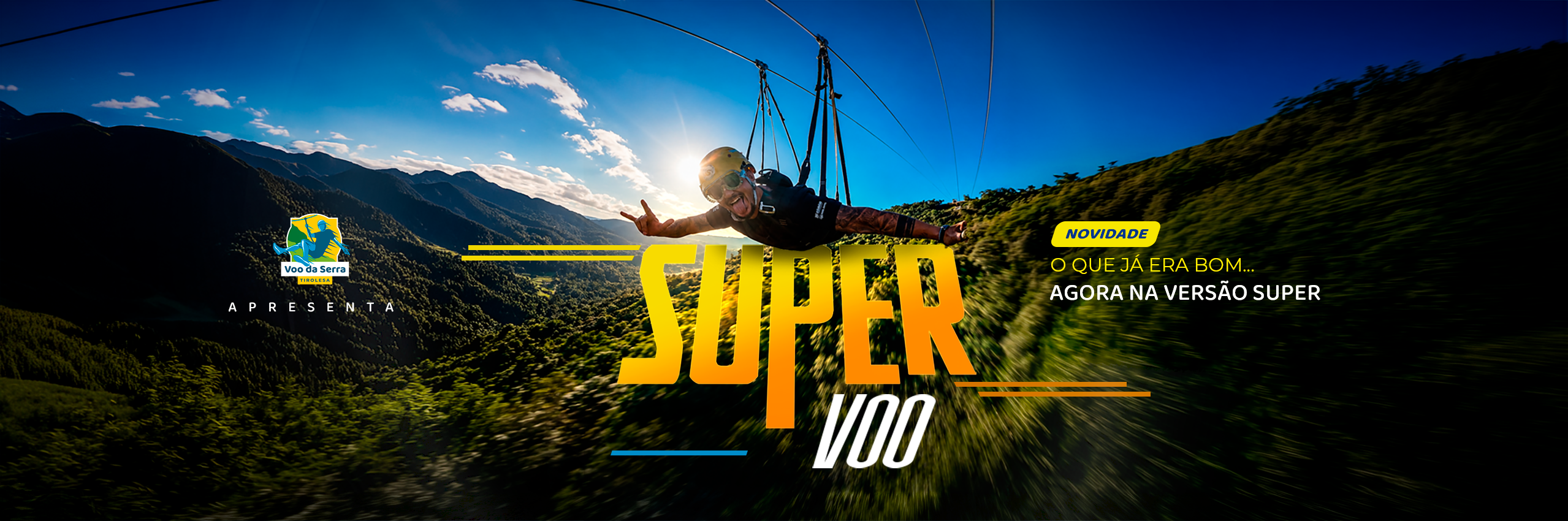 Super Voo da Tirolesa Voo da Serra